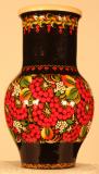 Petrykivka Vase,Hand painted